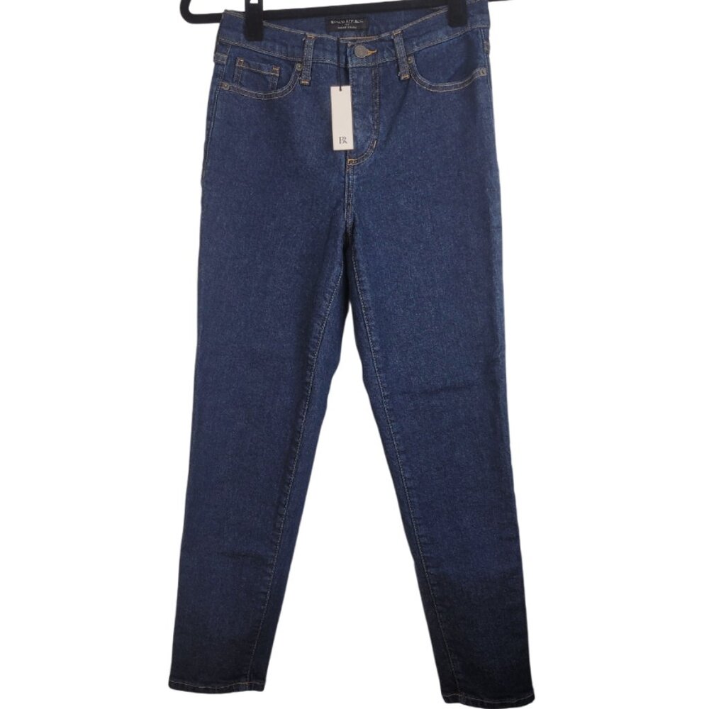 BANANA REPUBLIC High-Rise Straight Leg Jean size 26/2 like-new blue denim casual